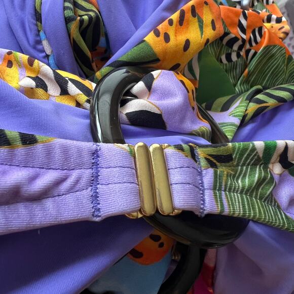 Farm Rio Cutout Bandeau One Piece/Two Piece Convertible, XS - Picture 11 of 16